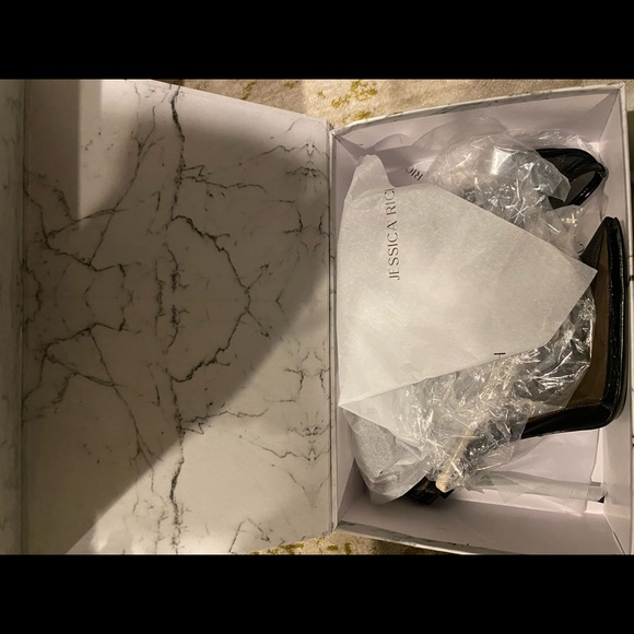 Jessica Rich Mesh Stiletto Noir 39/US 8.5 - Picture 6 of 8